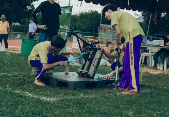 ภาพกิจกรรม  คณะวิทยาศาสตร์และเทคโนโลยี การแข่งขันจรวดขวดน้ำ งานสัปดาห์วิทยาศาสตร์แห่งชาติ ส่วนภูมิภาค ประจำปี 2567