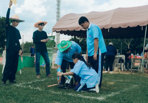 ภาพกิจกรรม  คณะวิทยาศาสตร์และเทคโนโลยี การแข่งขันจรวดขวดน้ำ งานสัปดาห์วิทยาศาสตร์แห่งชาติ ส่วนภูมิภาค ประจำปี 2567