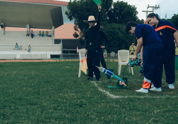 ภาพกิจกรรม  คณะวิทยาศาสตร์และเทคโนโลยี การแข่งขันจรวดขวดน้ำ งานสัปดาห์วิทยาศาสตร์แห่งชาติ ส่วนภูมิภาค ประจำปี 2567