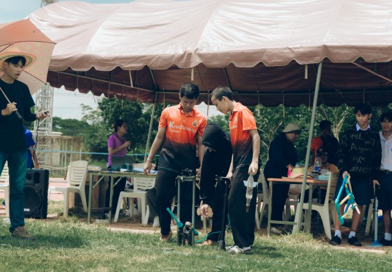 ภาพกิจกรรม  คณะวิทยาศาสตร์และเทคโนโลยี การแข่งขันจรวดขวดน้ำ งานสัปดาห์วิทยาศาสตร์แห่งชาติ ส่วนภูมิภาค ประจำปี 2567