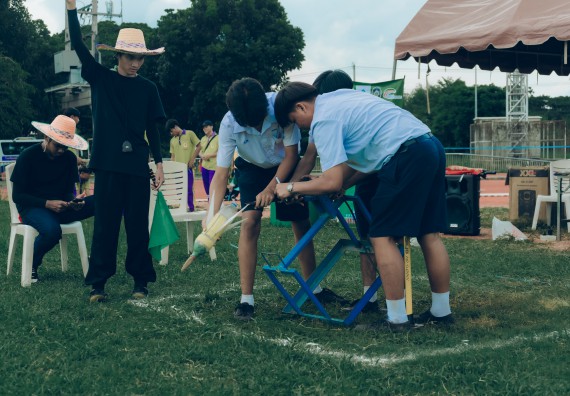 ภาพกิจกรรม  คณะวิทยาศาสตร์และเทคโนโลยี การแข่งขันจรวดขวดน้ำ งานสัปดาห์วิทยาศาสตร์แห่งชาติ ส่วนภูมิภาค ประจำปี 2567