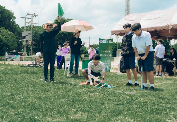 ภาพกิจกรรม  คณะวิทยาศาสตร์และเทคโนโลยี การแข่งขันจรวดขวดน้ำ งานสัปดาห์วิทยาศาสตร์แห่งชาติ ส่วนภูมิภาค ประจำปี 2567