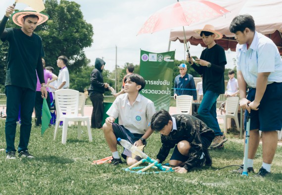 ภาพกิจกรรม  คณะวิทยาศาสตร์และเทคโนโลยี การแข่งขันจรวดขวดน้ำ งานสัปดาห์วิทยาศาสตร์แห่งชาติ ส่วนภูมิภาค ประจำปี 2567