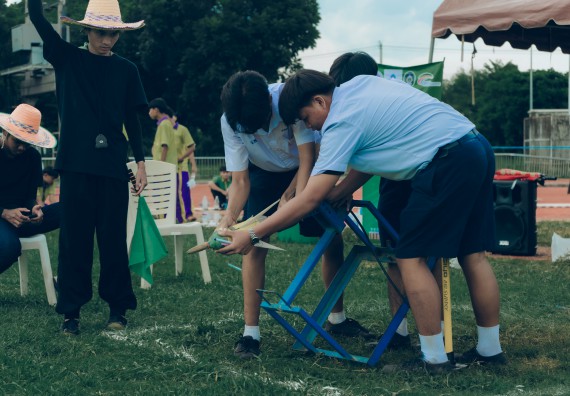 ภาพกิจกรรม  คณะวิทยาศาสตร์และเทคโนโลยี การแข่งขันจรวดขวดน้ำ งานสัปดาห์วิทยาศาสตร์แห่งชาติ ส่วนภูมิภาค ประจำปี 2567