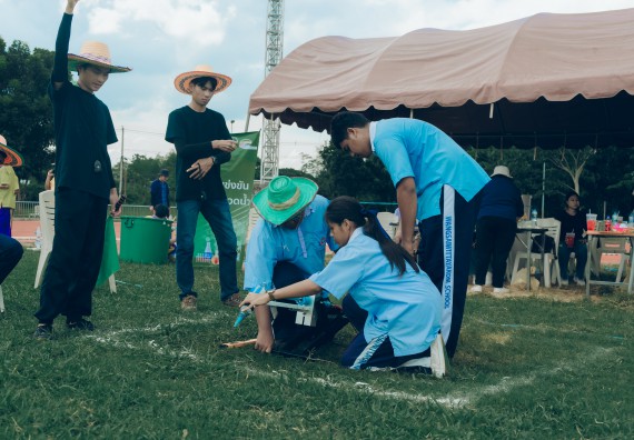 ภาพกิจกรรม  คณะวิทยาศาสตร์และเทคโนโลยี การแข่งขันจรวดขวดน้ำ งานสัปดาห์วิทยาศาสตร์แห่งชาติ ส่วนภูมิภาค ประจำปี 2567