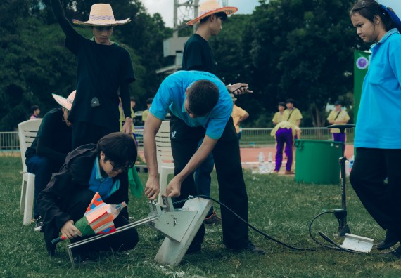 ภาพกิจกรรม  คณะวิทยาศาสตร์และเทคโนโลยี การแข่งขันจรวดขวดน้ำ งานสัปดาห์วิทยาศาสตร์แห่งชาติ ส่วนภูมิภาค ประจำปี 2567