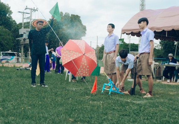 ภาพกิจกรรม  คณะวิทยาศาสตร์และเทคโนโลยี การแข่งขันจรวดขวดน้ำ งานสัปดาห์วิทยาศาสตร์แห่งชาติ ส่วนภูมิภาค ประจำปี 2567