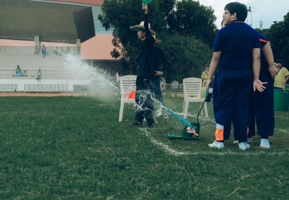 ภาพกิจกรรม  คณะวิทยาศาสตร์และเทคโนโลยี การแข่งขันจรวดขวดน้ำ งานสัปดาห์วิทยาศาสตร์แห่งชาติ ส่วนภูมิภาค ประจำปี 2567
