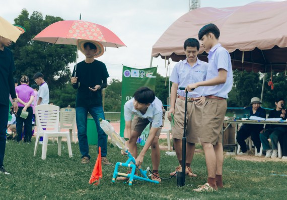 ภาพกิจกรรม  คณะวิทยาศาสตร์และเทคโนโลยี การแข่งขันจรวดขวดน้ำ งานสัปดาห์วิทยาศาสตร์แห่งชาติ ส่วนภูมิภาค ประจำปี 2567