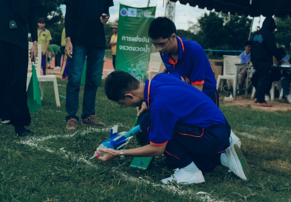 ภาพกิจกรรม  คณะวิทยาศาสตร์และเทคโนโลยี การแข่งขันจรวดขวดน้ำ งานสัปดาห์วิทยาศาสตร์แห่งชาติ ส่วนภูมิภาค ประจำปี 2567