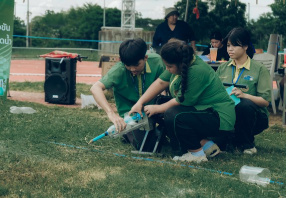 ภาพกิจกรรม  คณะวิทยาศาสตร์และเทคโนโลยี การแข่งขันจรวดขวดน้ำ งานสัปดาห์วิทยาศาสตร์แห่งชาติ ส่วนภูมิภาค ประจำปี 2567