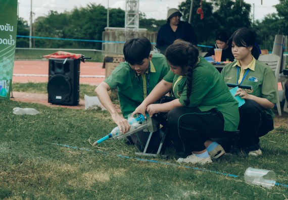 ภาพกิจกรรม  คณะวิทยาศาสตร์และเทคโนโลยี การแข่งขันจรวดขวดน้ำ งานสัปดาห์วิทยาศาสตร์แห่งชาติ ส่วนภูมิภาค ประจำปี 2567