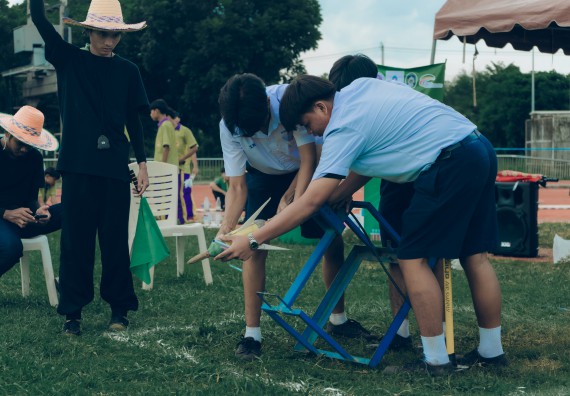 ภาพกิจกรรม  คณะวิทยาศาสตร์และเทคโนโลยี การแข่งขันจรวดขวดน้ำ งานสัปดาห์วิทยาศาสตร์แห่งชาติ ส่วนภูมิภาค ประจำปี 2567