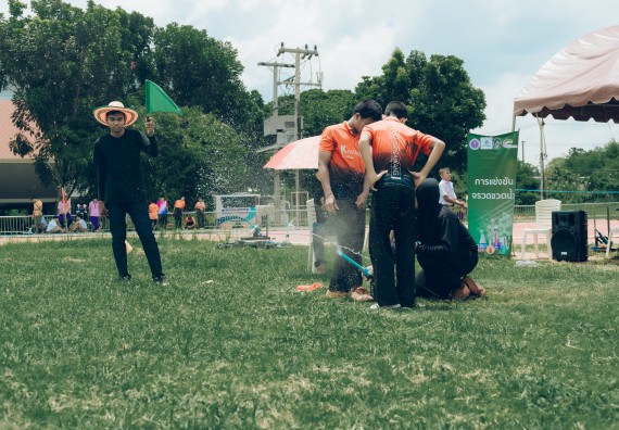 ภาพกิจกรรม  คณะวิทยาศาสตร์และเทคโนโลยี การแข่งขันจรวดขวดน้ำ งานสัปดาห์วิทยาศาสตร์แห่งชาติ ส่วนภูมิภาค ประจำปี 2567