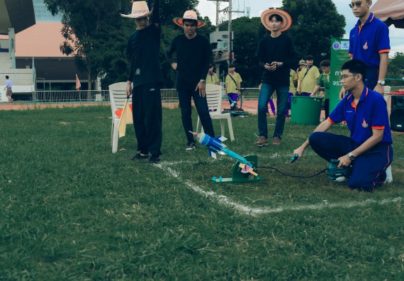 ภาพกิจกรรม  คณะวิทยาศาสตร์และเทคโนโลยี การแข่งขันจรวดขวดน้ำ งานสัปดาห์วิทยาศาสตร์แห่งชาติ ส่วนภูมิภาค ประจำปี 2567