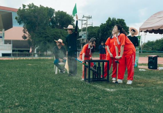 ภาพกิจกรรม  คณะวิทยาศาสตร์และเทคโนโลยี การแข่งขันจรวดขวดน้ำ งานสัปดาห์วิทยาศาสตร์แห่งชาติ ส่วนภูมิภาค ประจำปี 2567