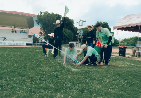 ภาพกิจกรรม  คณะวิทยาศาสตร์และเทคโนโลยี การแข่งขันจรวดขวดน้ำ งานสัปดาห์วิทยาศาสตร์แห่งชาติ ส่วนภูมิภาค ประจำปี 2567