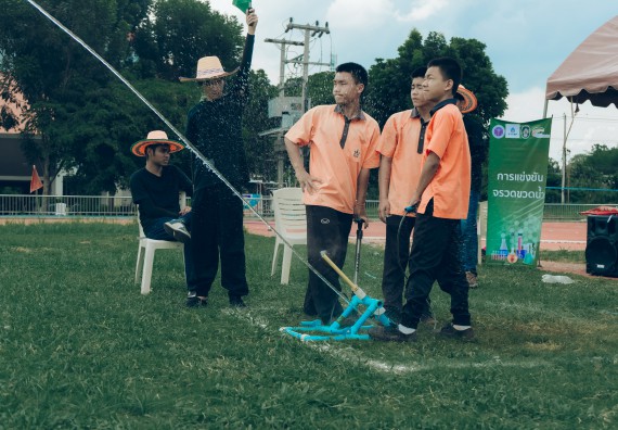 ภาพกิจกรรม  คณะวิทยาศาสตร์และเทคโนโลยี การแข่งขันจรวดขวดน้ำ งานสัปดาห์วิทยาศาสตร์แห่งชาติ ส่วนภูมิภาค ประจำปี 2567
