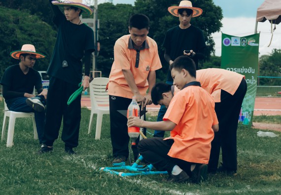 ภาพกิจกรรม  คณะวิทยาศาสตร์และเทคโนโลยี การแข่งขันจรวดขวดน้ำ งานสัปดาห์วิทยาศาสตร์แห่งชาติ ส่วนภูมิภาค ประจำปี 2567