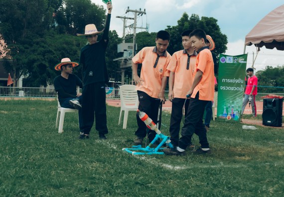 ภาพกิจกรรม  คณะวิทยาศาสตร์และเทคโนโลยี การแข่งขันจรวดขวดน้ำ งานสัปดาห์วิทยาศาสตร์แห่งชาติ ส่วนภูมิภาค ประจำปี 2567