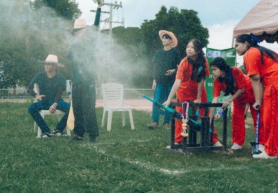 ภาพกิจกรรม  คณะวิทยาศาสตร์และเทคโนโลยี การแข่งขันจรวดขวดน้ำ งานสัปดาห์วิทยาศาสตร์แห่งชาติ ส่วนภูมิภาค ประจำปี 2567