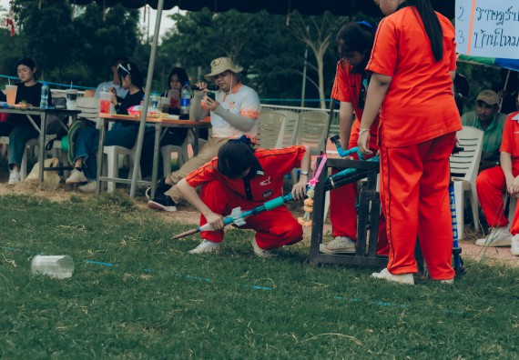 ภาพกิจกรรม  คณะวิทยาศาสตร์และเทคโนโลยี การแข่งขันจรวดขวดน้ำ งานสัปดาห์วิทยาศาสตร์แห่งชาติ ส่วนภูมิภาค ประจำปี 2567