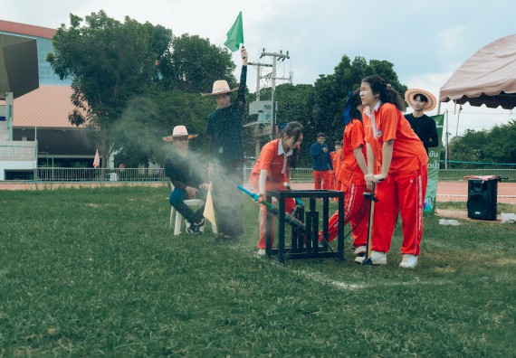 ภาพกิจกรรม  คณะวิทยาศาสตร์และเทคโนโลยี การแข่งขันจรวดขวดน้ำ งานสัปดาห์วิทยาศาสตร์แห่งชาติ ส่วนภูมิภาค ประจำปี 2567