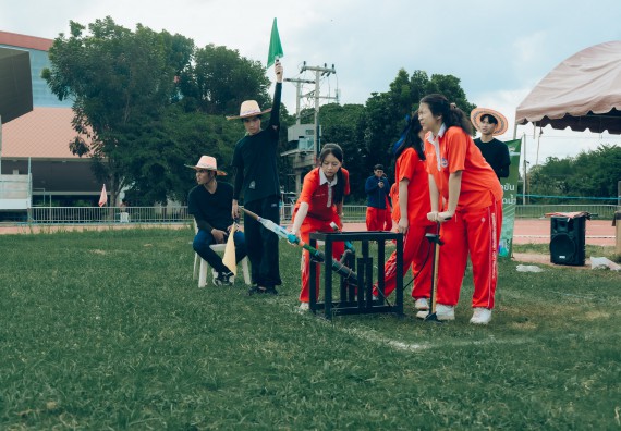 ภาพกิจกรรม  คณะวิทยาศาสตร์และเทคโนโลยี การแข่งขันจรวดขวดน้ำ งานสัปดาห์วิทยาศาสตร์แห่งชาติ ส่วนภูมิภาค ประจำปี 2567