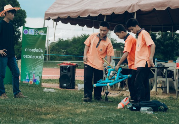 ภาพกิจกรรม  คณะวิทยาศาสตร์และเทคโนโลยี การแข่งขันจรวดขวดน้ำ งานสัปดาห์วิทยาศาสตร์แห่งชาติ ส่วนภูมิภาค ประจำปี 2567