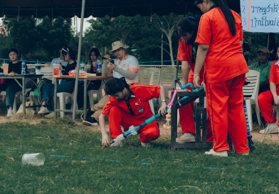 ภาพกิจกรรม  คณะวิทยาศาสตร์และเทคโนโลยี การแข่งขันจรวดขวดน้ำ งานสัปดาห์วิทยาศาสตร์แห่งชาติ ส่วนภูมิภาค ประจำปี 2567