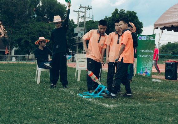 ภาพกิจกรรม  คณะวิทยาศาสตร์และเทคโนโลยี การแข่งขันจรวดขวดน้ำ งานสัปดาห์วิทยาศาสตร์แห่งชาติ ส่วนภูมิภาค ประจำปี 2567