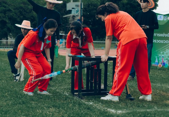 ภาพกิจกรรม  คณะวิทยาศาสตร์และเทคโนโลยี การแข่งขันจรวดขวดน้ำ งานสัปดาห์วิทยาศาสตร์แห่งชาติ ส่วนภูมิภาค ประจำปี 2567