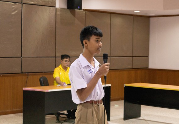 ภาพกิจกรรม  คณะวิทยาศาสตร์และเทคโนโลยี การแข่งขันการพูดทางวิทยาศาสตร์ งานสัปดาห์วิทยาศาสตร์แห่งชาติ ส่วนภูมิภาค ประจำปี 2567