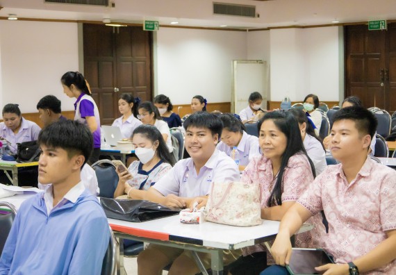 ภาพกิจกรรม  คณะวิทยาศาสตร์และเทคโนโลยี การแข่งขันการพูดทางวิทยาศาสตร์ งานสัปดาห์วิทยาศาสตร์แห่งชาติ ส่วนภูมิภาค ประจำปี 2567