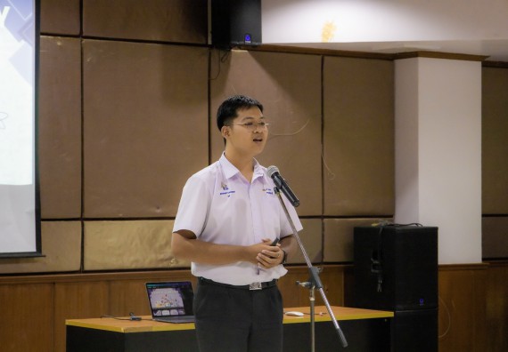 ภาพกิจกรรม  คณะวิทยาศาสตร์และเทคโนโลยี การแข่งขันการพูดทางวิทยาศาสตร์ งานสัปดาห์วิทยาศาสตร์แห่งชาติ ส่วนภูมิภาค ประจำปี 2567