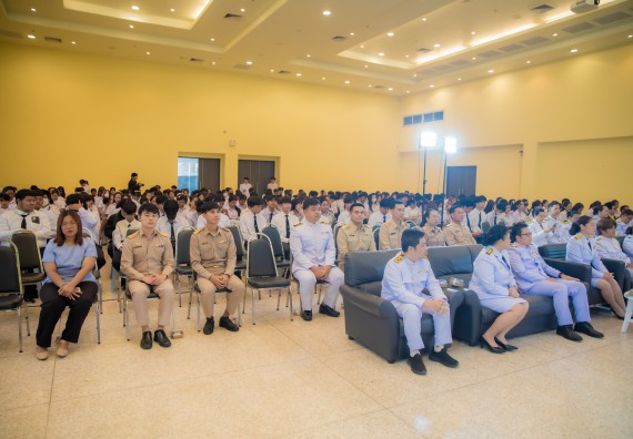 ภาพกิจกรรม  คณะวิทยาศาสตร์และเทคโนโลยี พิธีถวายพานพุ่มสักการะ “พระบิดาแห่งวิทยาศาสตร์ไทย” และพิธีมอบรางวัลเชิดชูเกียรติ งานสัปดาห์วิทยาศาสตร์แห่งชาติ ส่วนภูมิภาค ประจำปี 2567