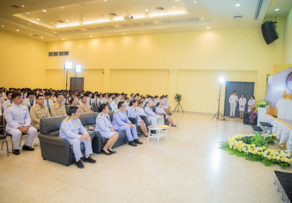 ภาพกิจกรรม  คณะวิทยาศาสตร์และเทคโนโลยี พิธีถวายพานพุ่มสักการะ “พระบิดาแห่งวิทยาศาสตร์ไทย” และพิธีมอบรางวัลเชิดชูเกียรติ งานสัปดาห์วิทยาศาสตร์แห่งชาติ ส่วนภูมิภาค ประจำปี 2567