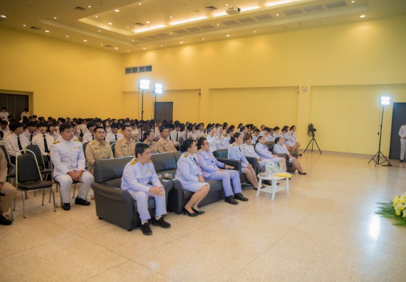 ภาพกิจกรรม  คณะวิทยาศาสตร์และเทคโนโลยี พิธีถวายพานพุ่มสักการะ “พระบิดาแห่งวิทยาศาสตร์ไทย” และพิธีมอบรางวัลเชิดชูเกียรติ งานสัปดาห์วิทยาศาสตร์แห่งชาติ ส่วนภูมิภาค ประจำปี 2567