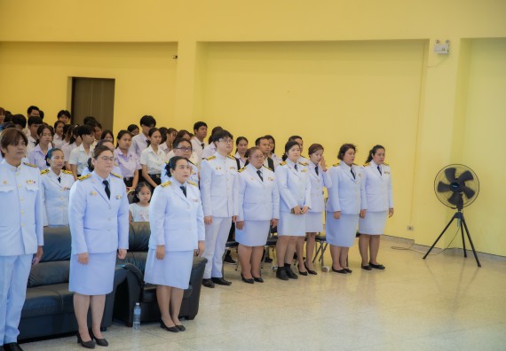 ภาพกิจกรรม  คณะวิทยาศาสตร์และเทคโนโลยี พิธีถวายพานพุ่มสักการะ “พระบิดาแห่งวิทยาศาสตร์ไทย” และพิธีมอบรางวัลเชิดชูเกียรติ งานสัปดาห์วิทยาศาสตร์แห่งชาติ ส่วนภูมิภาค ประจำปี 2567