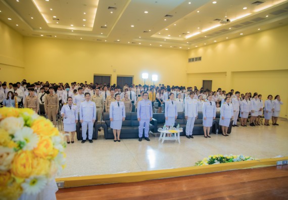 ภาพกิจกรรม  คณะวิทยาศาสตร์และเทคโนโลยี พิธีถวายพานพุ่มสักการะ “พระบิดาแห่งวิทยาศาสตร์ไทย” และพิธีมอบรางวัลเชิดชูเกียรติ งานสัปดาห์วิทยาศาสตร์แห่งชาติ ส่วนภูมิภาค ประจำปี 2567