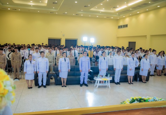 ภาพกิจกรรม  คณะวิทยาศาสตร์และเทคโนโลยี พิธีถวายพานพุ่มสักการะ “พระบิดาแห่งวิทยาศาสตร์ไทย” และพิธีมอบรางวัลเชิดชูเกียรติ งานสัปดาห์วิทยาศาสตร์แห่งชาติ ส่วนภูมิภาค ประจำปี 2567