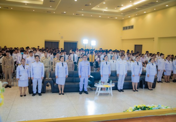 ภาพกิจกรรม  คณะวิทยาศาสตร์และเทคโนโลยี พิธีถวายพานพุ่มสักการะ “พระบิดาแห่งวิทยาศาสตร์ไทย” และพิธีมอบรางวัลเชิดชูเกียรติ งานสัปดาห์วิทยาศาสตร์แห่งชาติ ส่วนภูมิภาค ประจำปี 2567