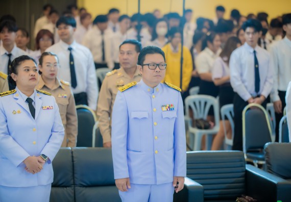 ภาพกิจกรรม  คณะวิทยาศาสตร์และเทคโนโลยี พิธีถวายพานพุ่มสักการะ “พระบิดาแห่งวิทยาศาสตร์ไทย” และพิธีมอบรางวัลเชิดชูเกียรติ งานสัปดาห์วิทยาศาสตร์แห่งชาติ ส่วนภูมิภาค ประจำปี 2567