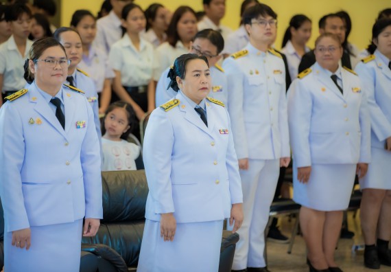 ภาพกิจกรรม  คณะวิทยาศาสตร์และเทคโนโลยี พิธีถวายพานพุ่มสักการะ “พระบิดาแห่งวิทยาศาสตร์ไทย” และพิธีมอบรางวัลเชิดชูเกียรติ งานสัปดาห์วิทยาศาสตร์แห่งชาติ ส่วนภูมิภาค ประจำปี 2567