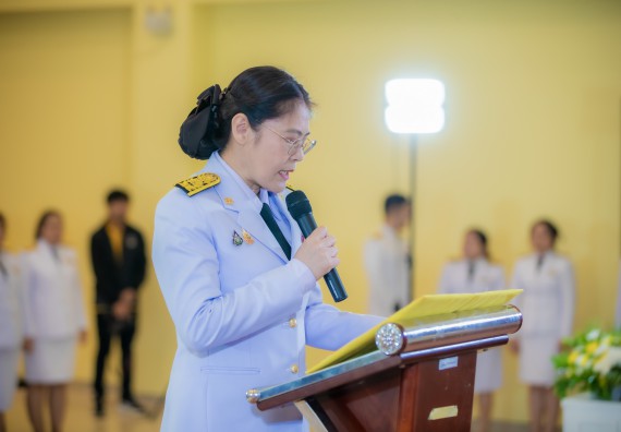 ภาพกิจกรรม  คณะวิทยาศาสตร์และเทคโนโลยี พิธีถวายพานพุ่มสักการะ “พระบิดาแห่งวิทยาศาสตร์ไทย” และพิธีมอบรางวัลเชิดชูเกียรติ งานสัปดาห์วิทยาศาสตร์แห่งชาติ ส่วนภูมิภาค ประจำปี 2567