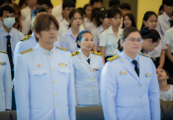 ภาพกิจกรรม  คณะวิทยาศาสตร์และเทคโนโลยี พิธีถวายพานพุ่มสักการะ “พระบิดาแห่งวิทยาศาสตร์ไทย” และพิธีมอบรางวัลเชิดชูเกียรติ งานสัปดาห์วิทยาศาสตร์แห่งชาติ ส่วนภูมิภาค ประจำปี 2567