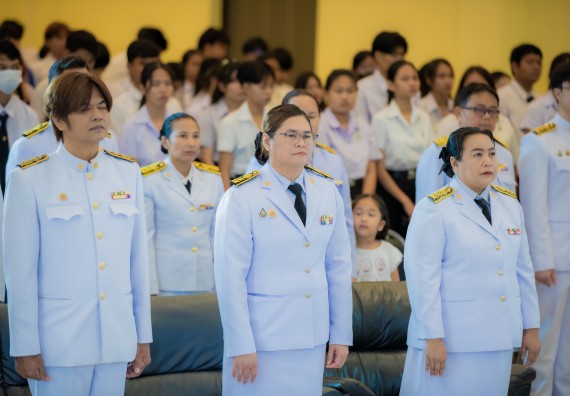 ภาพกิจกรรม  คณะวิทยาศาสตร์และเทคโนโลยี พิธีถวายพานพุ่มสักการะ “พระบิดาแห่งวิทยาศาสตร์ไทย” และพิธีมอบรางวัลเชิดชูเกียรติ งานสัปดาห์วิทยาศาสตร์แห่งชาติ ส่วนภูมิภาค ประจำปี 2567