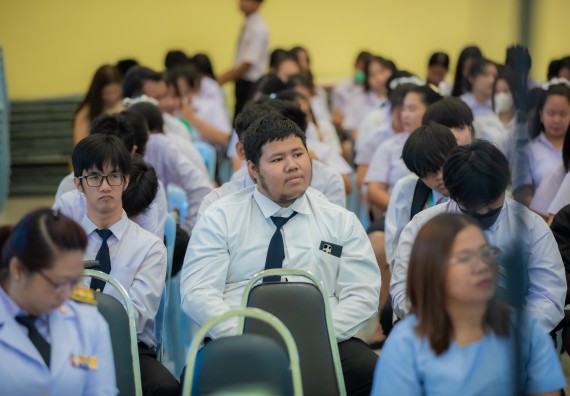 ภาพกิจกรรม  คณะวิทยาศาสตร์และเทคโนโลยี พิธีถวายพานพุ่มสักการะ “พระบิดาแห่งวิทยาศาสตร์ไทย” และพิธีมอบรางวัลเชิดชูเกียรติ งานสัปดาห์วิทยาศาสตร์แห่งชาติ ส่วนภูมิภาค ประจำปี 2567