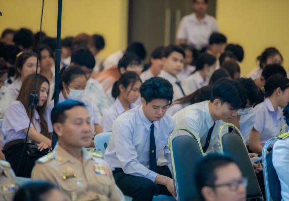 ภาพกิจกรรม  คณะวิทยาศาสตร์และเทคโนโลยี พิธีถวายพานพุ่มสักการะ “พระบิดาแห่งวิทยาศาสตร์ไทย” และพิธีมอบรางวัลเชิดชูเกียรติ งานสัปดาห์วิทยาศาสตร์แห่งชาติ ส่วนภูมิภาค ประจำปี 2567