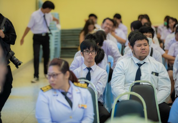 ภาพกิจกรรม  คณะวิทยาศาสตร์และเทคโนโลยี พิธีถวายพานพุ่มสักการะ “พระบิดาแห่งวิทยาศาสตร์ไทย” และพิธีมอบรางวัลเชิดชูเกียรติ งานสัปดาห์วิทยาศาสตร์แห่งชาติ ส่วนภูมิภาค ประจำปี 2567